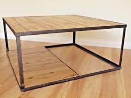 Shop our metal frame coffee tables selection from the world's finest dealers on 1stdibs. Coffee Table Solid Timber With Metal Frame Modern Coffee Table Ebay