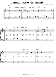 O Little Town Of Bethlehem Sheet Music Christmas Christmas Sheet Music Sheet Music Sheet Music Pdf