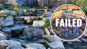 These liners come in various shapes and sizes; Waterfall Failure How To Build A Pond Stream And Waterfall Youtube