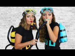 Warum daher nicht zu fasching das einhorn kostüm einfach selber machen? 15 Diy Halloween Costume Ideas For Best Friends Or Couples Brooklyn And Bailey Youtube Kostume Selber Machen Taucherkostum Kostum Selber Machen Damen