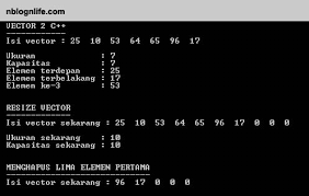 Contoh deklarasi array dimensi satu. Mengenal Vector Pada C Nblognlife