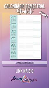 Calendário De Estudos 2018 Para Imprimir Planner Meu Semestre Para Download Future Log Planner Planner 2018 Planejadores