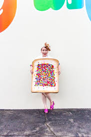 As you can see, i have cut diagonally to create big triangles as this is the typical way to have it. Diy Fairy Bread Costume Brite And Bubbly
