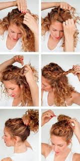 Acconciature Capelli Ricci Raccolti Fai Da Te Acconciature Capelli Ricci Raccolti Acconciature Semplici Acconciature Capelli Medi