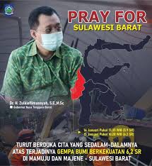 Antara foto/sigid kurniawanseekor kucing melintas di dekat bangunan yang roboh akibat gempa bumi magnitudo 6,2 di mamuju, sulawesi saat ini bpbd kabupaten majene, kabupaten mamuju serta kabupaten polewali mandar terus melakukan pendataan dan berkoordinasi dengan. Bentuk Ikut Berdukacita Atas Bencana Gempa Bumi Mamuju Dan Majene Gubernur Ntb Minta Sekda Berikan Bantuan Talikanews Com