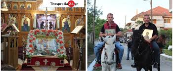 Έλληνες και ελληνίδες απανταχού της γης ενωθείτε και εργαστείτε για την νεα συνάντηση μας με την ιστορία. Nea Seleykeia Me Aloga H Litaneysh Ths Eikonas Toy Agioy Gewrgioy Www Thesprotia24 Gr