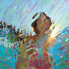 Pastel Underwater Scenes Creating Bodies In Motion Abstract Art Painting Techniques Painting Abstract Art Painting