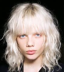 The 1 Hair Trend Taking Over Pinterest Platinum Blonde Hair Platinum Blonde Bangs Blonde Hair With Bangs