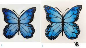 Les papillons sont de beaux insectes fascinants. Comment Dessiner Un Papillon Crayons Et Pinceaux