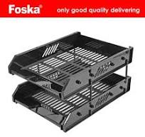 Durable 2-Tier File Organizer Tray for Office and Home Use ...