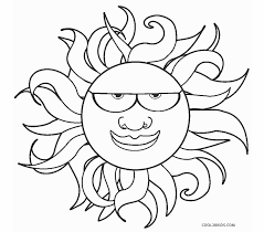 In fact, there's a different and fun sun coloring page for every hour of the day — 24 free cartoonish, cute, or silly printable suns. Free Printable Sun Coloring Pages For Kids