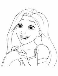 Free tangled coloring page to print and color, for kids : 170 Free Tangled Coloring Pages Nov 2020 Rapunzel Coloring Pages