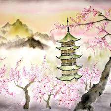It describes the meaning, history, and importance of sakura, highlighting famous locations for cherry trees and poems associated with those places. Cherry Blossom Tree Painting Easy Painting Inspired
