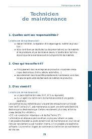 Sous entendant le plus souvent « parc windows ». Fiche Metier Technicien De Maintenance Industrielle