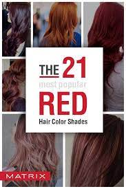 Red Hair Color Shades Hair Color Shades Red Hair Color Shades Hair Color Formulas