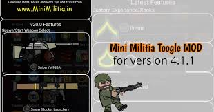 Revealedtricks4u Com Togglemod V42 For Old Version Of Mini Militia V4 1 1 This Is Really Facinating Patching Apk Tool Play Hacks Mini Download Hacks