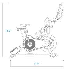What are the nordictrack s22i dimensions? Nordictrack Commercial S22i Studio Cycle New Life Cardio