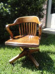 Antique Oak Desk Chair Swivel Rock Roll Vintage Office Etsy Chair Desk Chair Antique Oak Desk