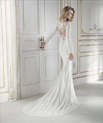 Custom modest long sleeve wedding dress with lace edging for megan/50% deposit payment. Figurschmeichler Aufregendes Brautkleid Von La Sposa Im Meerjungfrauenstil Mit Leichter Schle Wedding Dress Sleeves Wedding Dress Long Sleeve Wedding Dresses