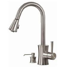 Replacement or spare sprinklers for kitchen sink faucets. Pegasus Luca Single Handle Pull Down Sprayer Kitchen Faucet In Brushed Nickel Fp0a5012bnv At Bronze Kitchen Faucet Kitchen Faucet Brushed Nickel Kitchen Faucet