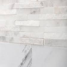 Split face tile is the largest supplier of travertine split face tile in the united states. White Split Face Splitface Textured Marble Mosaic Tile Oem Manufacturer Supplier
