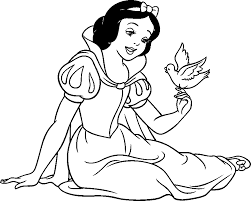Snow White Coloring Pages Disney Princess Cartoon Character Pictures Free Princess Snow Cartoon Coloring Pages Princess Coloring Pages Disney Coloring Pages