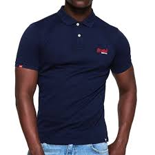 Bon shopping chez rue des hommes. Polo Marine Homme Superdry Mercerised Lite City Espace Des Marques