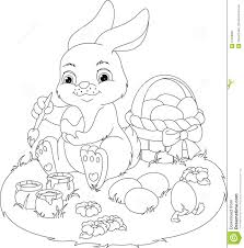 Find out free bambi coloring pages to print or color online on hellokids. Easter Rabbit Coloring Page Stock Vector Illustration Of Isolated Holiday 67993800