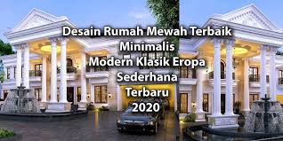 Desain karya atelier cosmas gozali pada gambar berikut menampilkan model rumah sederhana tapi kelihatan mewah yang sangat tepat untuk diterapkan pada lahan sempit dengan anggaran terbatas. Desain Rumah Mewah Terbaik Minimalis Modern Klasik Eropa Sederhana Terbaru 2020