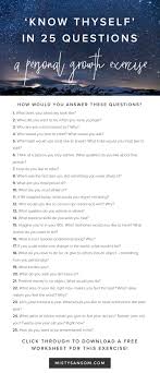 Know Who You Are With These 25 Questions This Or That Questions Self Improvement Self