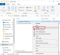To check if the font is installed, press windows key+q then type: How To Install Otf Font On Windows 10