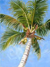 coconut palm oil painting palm tree drawing tree drawing coconut tree drawing coconut palm oil painting palm tree