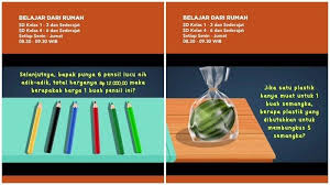 Jawaban Soal Tvri Matematika Sd Kelas 4 5 6 Kelas 1 2 3 Jumat 24 April 2020 Perbandingan Dan Skala Tribun Kaltim