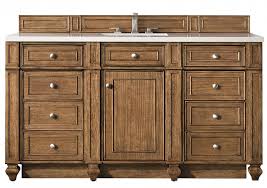 60 Inch Brown Single Sink Bathroom