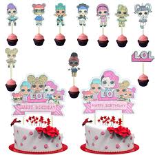 Lol abbreviation laugh out loud funny expression. 22 Pcs Lol Cake Topper Lol Happy Birthday Party Supplies Cupcake Topper Pink Cake Decorations For Bday Theme Party Buy Online In Bahamas At Bahamas Desertcart Com Productid 135647785