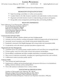 combination resume sample: customer