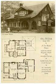 Great Site For Antique Homes Many Styles 1927 Brick Houses The Tulsa Vintage House Plans House Plans Craftsman House