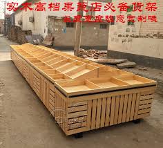 Etalages Des Magasins De Fruits Sur Commande Contenant De Fruits Secs En Bois Massif Supermarche Expositores De Frutas Design De Supermercado Design De Varejo