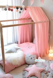 muslin fabric heaven for house bed 90x200cm 39 stars 39 powder pink peuterkamer meisjes meisjeskamer slaapkamerideeen