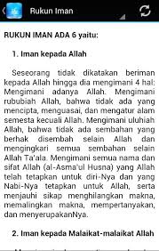 Rukun iman sendiri terdiri dari enam perkara. Rukun Iman Dan Islam Fur Android Apk Herunterladen
