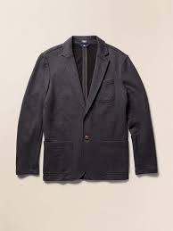 Inlet Knit Blazer (Tall) - Black Sky Melange | Faherty Brand