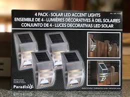 Paradise 4 Pack Solar Led Accent Lights Fence Lighting From Costco Unboxing And Installing Youtube