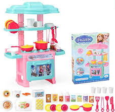Elegant edge play kitchen playset by step2. Buy Halo Nation Mini Kitchen Set Toy Kid Play Cooking Toys Kitchen Set For Girls 47 Pcs Cartoon Themed Series Kitchen Playset With Full Utensils Set Frozn Theme Online At