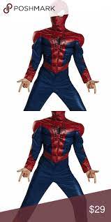 The Amazing Spiderman Muscle Costume Child L 10 12 Amazing Spiderman The Amazing Spiderman 2 Spiderman Costume
