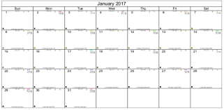 Printable Void Of Course Moon Monthly Calendars 2017 Void