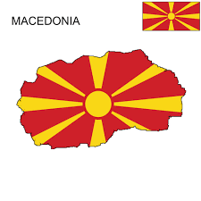 The territory of macedonia is the most ⛰ mountainous of all in europe, there are 34 peaks, the average height of which reaches 2000. North Macedonia Flag Map And Meaning Mapuniversal