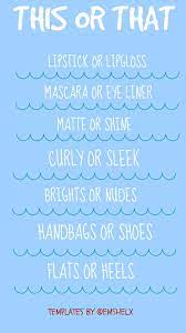 We're often told that beauty is in the eye of the beholder. This Or That Beauty Quiz For Insta Stories Template Instagram Story Templates Instagram Story Template Story Template Instagram Story