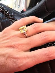 18k White Gold Fancy Yellow Diamond Engagement Ring Fancy Yellow Diamond Engagement Rings Yellow Diamond Engagement Ring Yellow Diamonds Engagement
