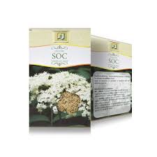 Daca vrei sa incerci acest remediu, poti prepara o infuzie (ceai) din flori de soc. Ceai De Soc Floare 50 G Stef Mar Valcea Farmacia Tei