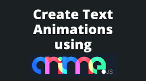 How to Create Text Animations using anime.js - YouTube